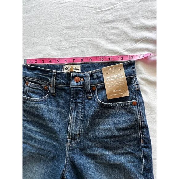 Madewell Women's Perfect Vintage Jean Decatur wash size 25 - Picture 13 of 14